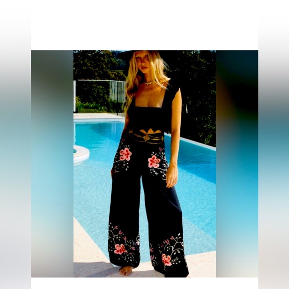 Chasing unicorns satin embroidered pants! New pics on hold - Picture 1 of 10